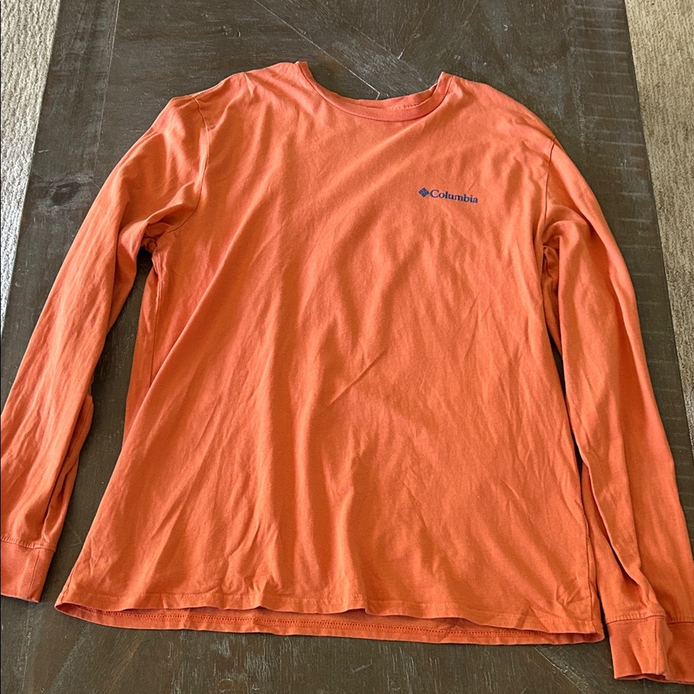 Columbia Burnt Orange Long Sleeve Tee